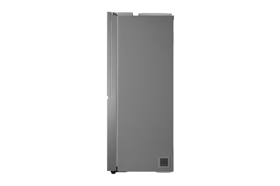LG Side by side ledusskapis | 635L | augstums 1.79m | platums 91.3cm | Pelēks |E klase| WiFi | DoorCooling | Total No Frost | GSJV90PZAE, Sānu skats, GSJV90PZAE, thumbnail 14