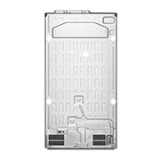 LG Side by side ledusskapis | 635L | augstums 1.79m | platums 91.3cm | Pelēks |E klase| WiFi | DoorCooling | Total No Frost | GSJV90PZAE, skats no aizmugures, GSJV90PZAE, thumbnail 15