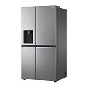 LG Side by side ledusskapis | 635L | augstums 1.79m | platums 91.3cm | Pelēks |F klase| WiFi | DoorCooling | Total No Frost | GSLV70PZTM, skats no kreisās puses, GSLV70PZTM, thumbnail 11