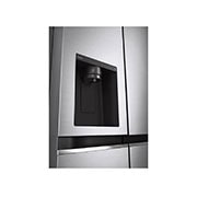 LG Side by side ledusskapis | 635L | augstums 1.79m | platums 91.3cm | Pelēks |F klase| WiFi | DoorCooling | Total No Frost | GSLV70PZTM, skats uz i-micom, GSLV70PZTM, thumbnail 7