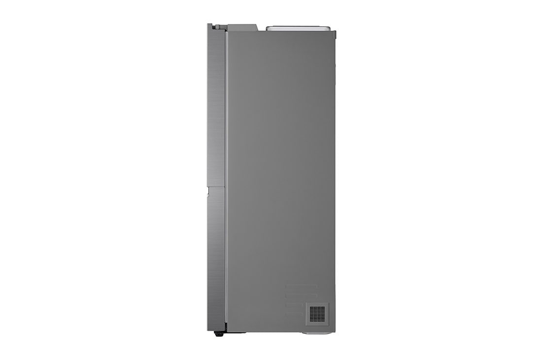 LG Side by side ledusskapis | 635L | augstums 1.79m | platums 91.3cm | Pelēks |F klase| WiFi | DoorCooling | Total No Frost | GSLV50PZXM, Sānu skats, GSLV50PZXM, thumbnail 13
