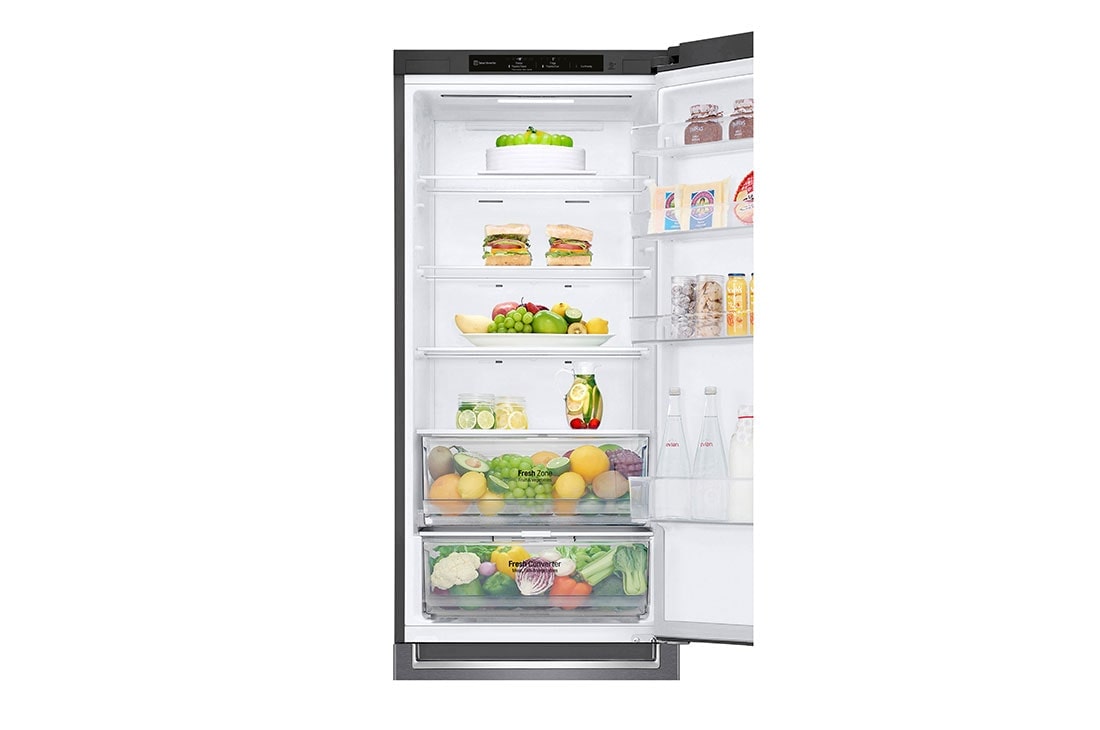 LG Ledusskapis | 2.03m | 384L | Tumši pelēks | D klase | DoorCooling | Total No Frost | GBP62DSNGN, GBP62DSNGN, GBP62DSNGN, thumbnail 7