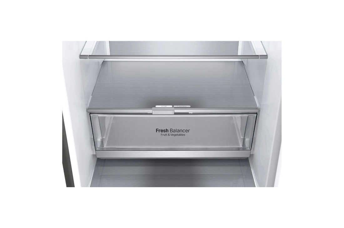 LG Ledusskapis | 2.03m | 384L | Tumši pelēks | C klase | DoorCooling | Total No Frost | GBB72PZVCN1, GBB72PZVCN1, GBB72PZVCN1, thumbnail 7