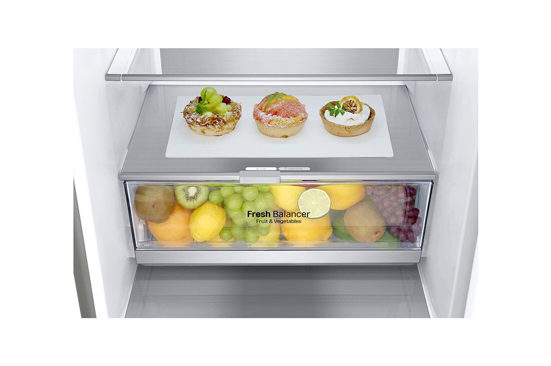 LG Ledusskapis | 2.03m | 384L | Pelēks | C klase | DoorCooling | Total No Frost | GBB72NSVCN1, GBB72NSVCN1, GBB72NSVCN1, thumbnail 6