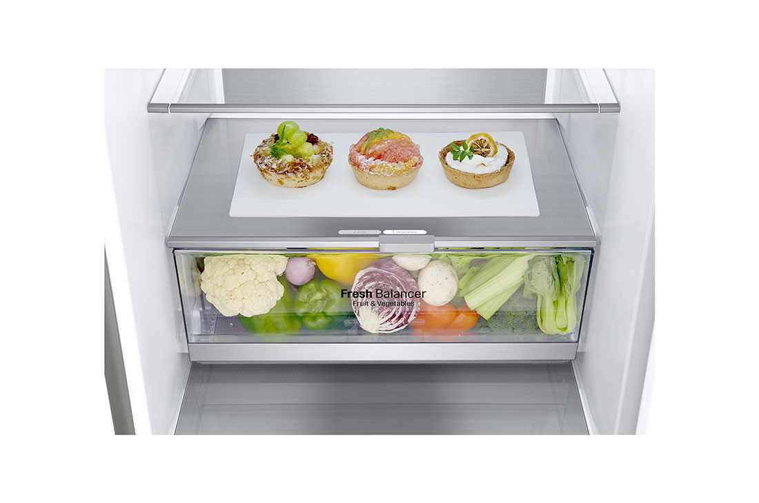 LG Ledusskapis | 2.03m | 384L | Pelēks | C klase | DoorCooling | Total No Frost | GBB72NSVCN1, GBB72NSVCN1, GBB72NSVCN1, thumbnail 7