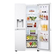 LG Side by side ledusskapis | 635L | augstums 1.79m | platums 91.3cm | Balts |F klase| WiFi | DoorCooling | Total No Frost | GSLV71SWTM, GSLV71SWTM, GSLV71SWTM, thumbnail 9