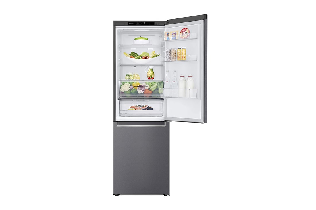 LG Ledusskapis | 1.86m | 341L | Tumši pelēks | E klase | DoorCooling | Total No Frost | GBB61DSJMN, GBB61DSJMN, thumbnail 4