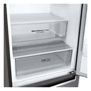 LG Ledusskapis | 1.86m | 341L | Tumši pelēks | E klase | DoorCooling | Total No Frost | GBB61DSJMN, GBB61DSJMN, thumbnail 9