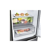 LG Ledusskapis | 1.86m | 341L | Tumši pelēks | E klase | DoorCooling | Total No Frost | GBB61DSHMN, GBB61DSHMN, thumbnail 5