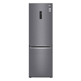 LG Ledusskapis | 1.86m | 341L | Tumši pelēks | E klase | DoorCooling | Total No Frost | GBB61DSHMN2