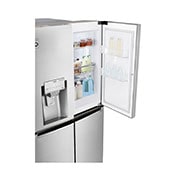 LG Side by side ledusskapis | 635L | augstums 1.79m | platums 91.3cm | Pelēks |F klase| WiFi | DoorCooling | Total No Frost | GMJ945NS9F, skats uz atvilktni, GMJ945NS9F, thumbnail 4
