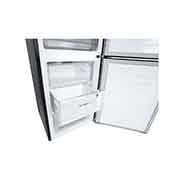 LG Ledusskapis | 2.03m | 384L | Melns| B klase | DoorCooling | Total No Frost | GBP62MCNBC, bottom drawer view , GBP62MCNBC, thumbnail 9