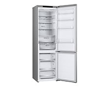 LG ledusskapis ar saldētavu apakšā | 2.03m | 387L | Sudraba | C klase | DoorCooling+™ | Fresh Converter™, Left View Door open without food, GBV5240CPY, thumbnail 12