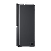 LG Side by side ledusskapis |InstaView Door-in-Door | 635L | augstums 1.79m | platums 91.3cm | Melns |E klase| WiFi | DoorCooling | Total No Frost | GSQV90MCAE, Sānu skats, GSQV90MCAE, thumbnail 14