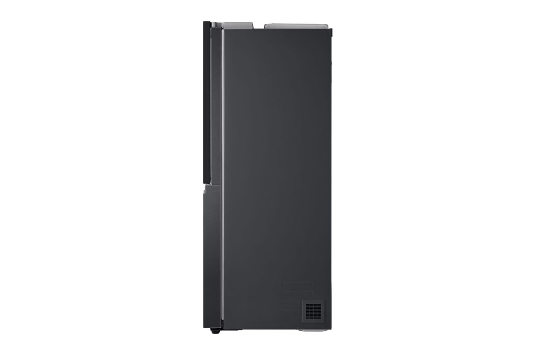 LG Side by side ledusskapis |InstaView Door-in-Door | 635L | augstums 1.79m | platums 91.3cm | Melns |E klase| WiFi | DoorCooling | Total No Frost | GSQV90MCAE, Sānu skats, GSQV90MCAE, thumbnail 14