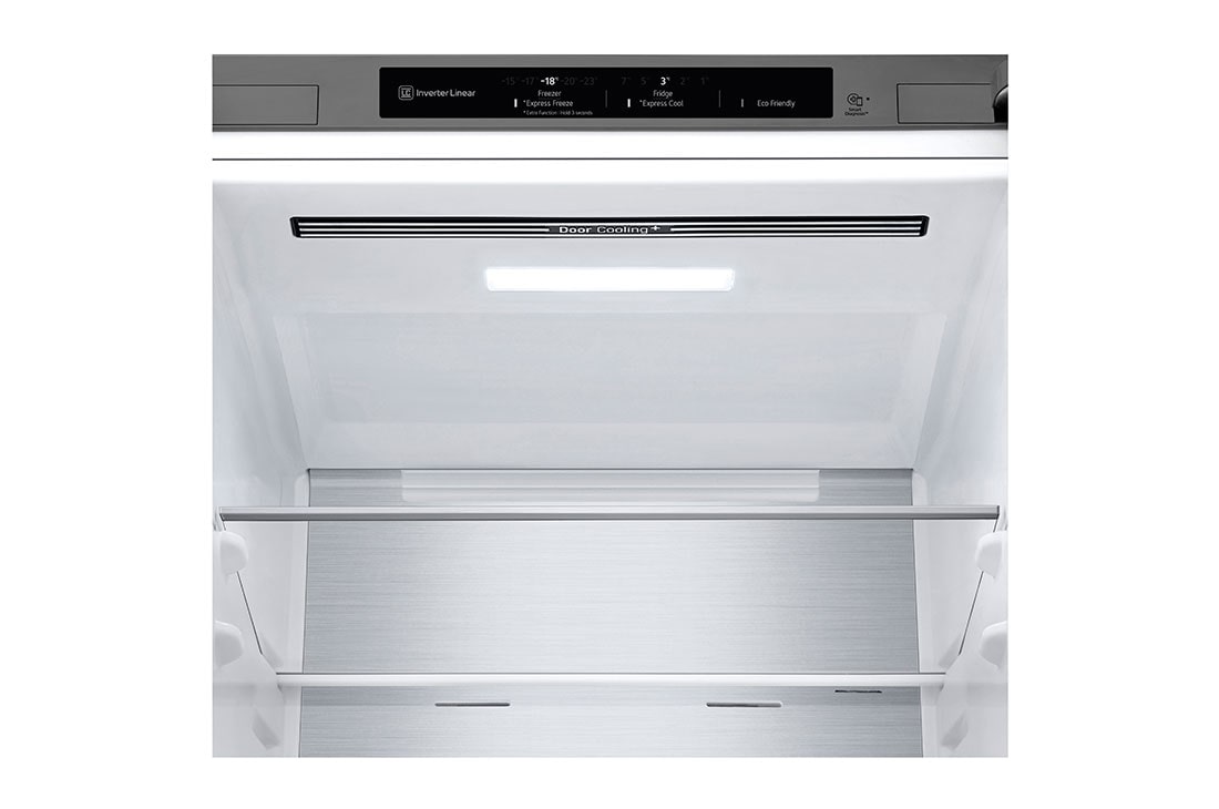 LG ledusskapis ar saldētavu apakšā | 1.86m | 344L | Sudraba | C klase | DoorCooling+™ | Fresh Converter™, Lift Perspective, GBV7180CPY, thumbnail 12
