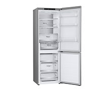LG ledusskapis ar saldētavu apakšā | 1.86m | 344L | Sudraba | C klase | DoorCooling+™ | Fresh Converter™, Side View , GBV7180CPY, thumbnail 14
