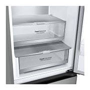 LG ledusskapis ar saldētavu apakšā | 1.86m | 344L | Sudraba | C klase | DoorCooling+™ | Fresh Converter™, Detial View , GBV7180CPY, thumbnail 6