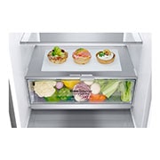 LG ledusskapis ar saldētavu apakšā | 1.86m | 344L | Sudraba | C klase | DoorCooling+™ | Fresh Converter™, Display , GBV7180CPY, thumbnail 8