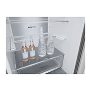 LG ledusskapis ar saldētavu apakšā | 1.86m | 344L | Sudraba | C klase | DoorCooling+™ | Fresh Converter™, Bottem drawer , GBV7180CPY, thumbnail 9