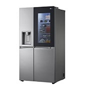 LG Side by side ledusskapis |InstaView Door-in-Door | 635L | augstums 1.79m | platums 91.3cm | Pelēks |E klase| WiFi | DoorCooling | Total No Frost | GSXV91PZAE, Sānu skats, GSXV91PZAE, thumbnail 14