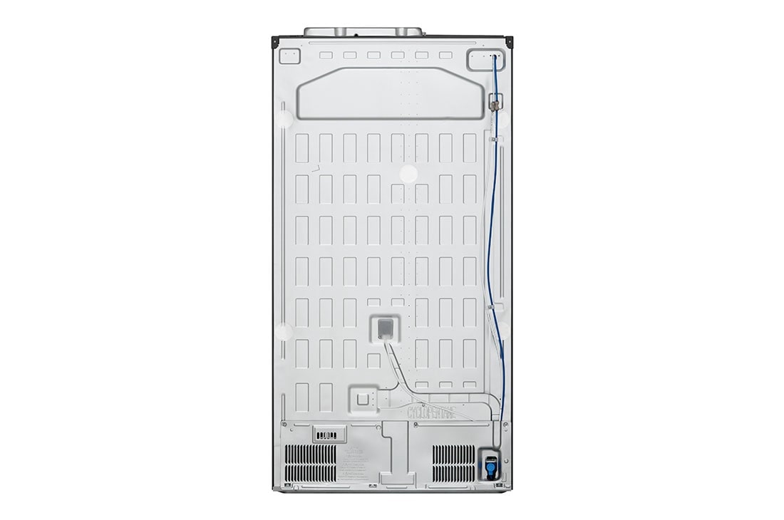 LG Side by side ledusskapis | 635L | augstums 1.79m | platums 91.3cm | Tumši pelēks |E klase| WiFi | DoorCooling | Total No Frost | GSLV71MCTE, skats no aizmugures, GSLV71MCTE, thumbnail 13