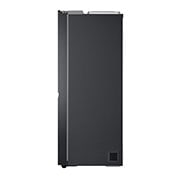 LG Side by side ledusskapis | 635L | augstums 1.79m | platums 91.3cm | Tumši pelēks |E klase| WiFi | DoorCooling | Total No Frost | GSLV71MCTE, skats no kreisās puses, GSLV71MCTE, thumbnail 12