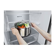 LG Ledusskapis | 2.03m | 387L | Melns | B klase | DoorCooling | Total No Frost | GBV7280BEV, GBV7280BEV , GBV7280BEV, thumbnail 9