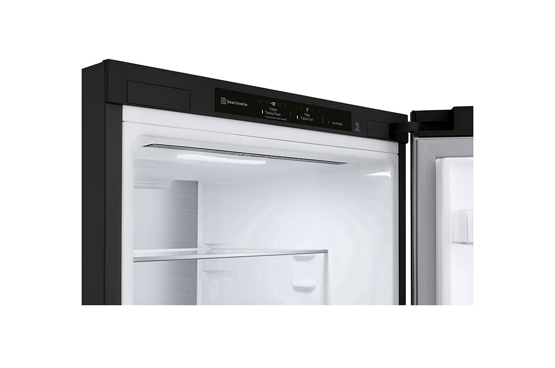 LG ledusskapis ar saldētavu apakšā | 2.03m | 387L | Melns | D klase | DoorCooling+™ | Fresh Converter™, GBV7280DEV , GBV7280DEV, thumbnail 14