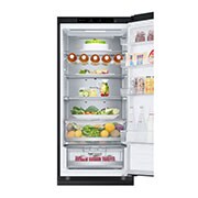 LG ledusskapis ar saldētavu apakšā | 2.03m | 387L | Melns | D klase | DoorCooling+™ | Fresh Converter™, GBV7280DEV , GBV7280DEV, thumbnail 9