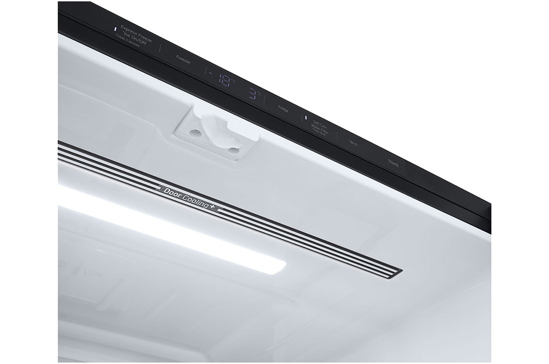 LG Side by side ledusskapis | InstaView | 638L | augstums 1.79m | platums 91.4cm | Melns |E klase| WiFi | DoorCooling | Total No Frost | GMG960EVJE, GMG960EVJE, GMG960EVJE, thumbnail 10