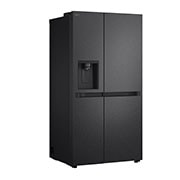 LG Side-by-Side ledusskapis | augstums 1.79m |  platums 91.4cm | 661L | Melns | E klase | Express Cool | Ledus un ūdens automāts   , right vie, GSLC41EPPE, thumbnail 11