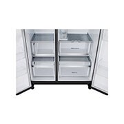 LG VS6E Refrigerator, close up view, GSLV31DSXE, thumbnail 7