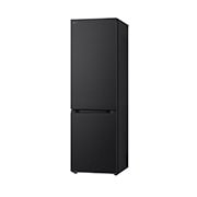 LG ledusskapis ar saldētavu apakšā | 1.86m | 344L | Melns | E klase | DoorCooling+™ | Fresh Converter™, right side, GBV3100EEP, thumbnail 4