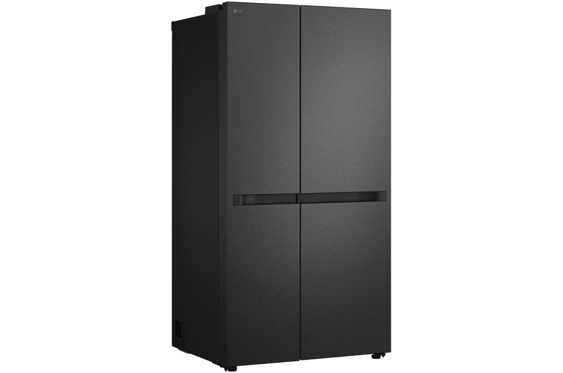 LG LinearCooling™, Divdurvju ledusskapji, Essence Matte Black, left-side, GSBC40EPPE, thumbnail 8