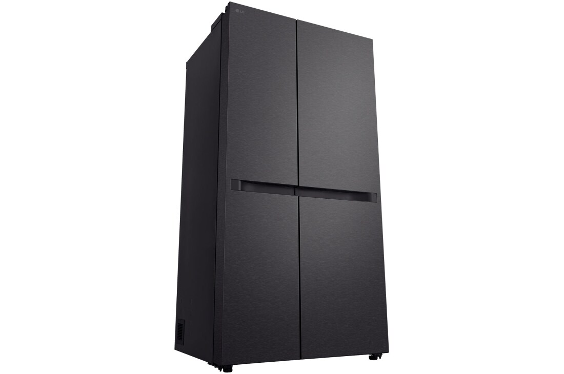LG LinearCooling™, Divdurvju ledusskapji, Essence Matte Black, left-perspective, GSBC40EPPE, thumbnail 10
