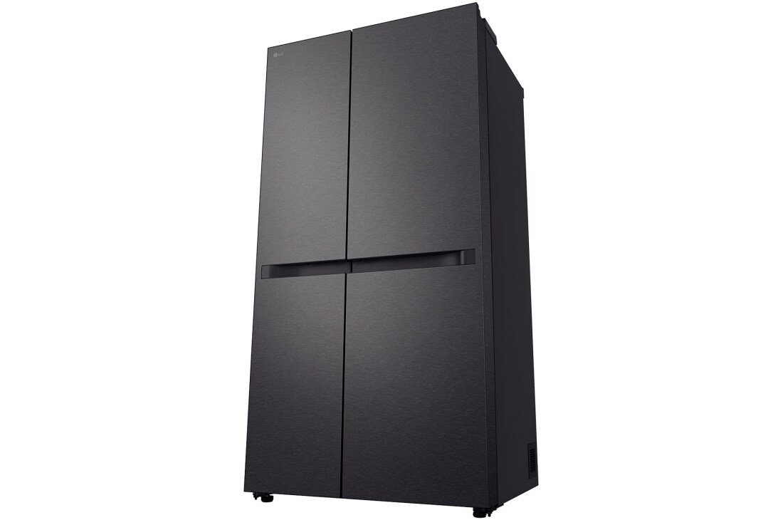 LG LinearCooling™, Divdurvju ledusskapji, Essence Matte Black, right-perspective, GSBC40EPPE, thumbnail 11