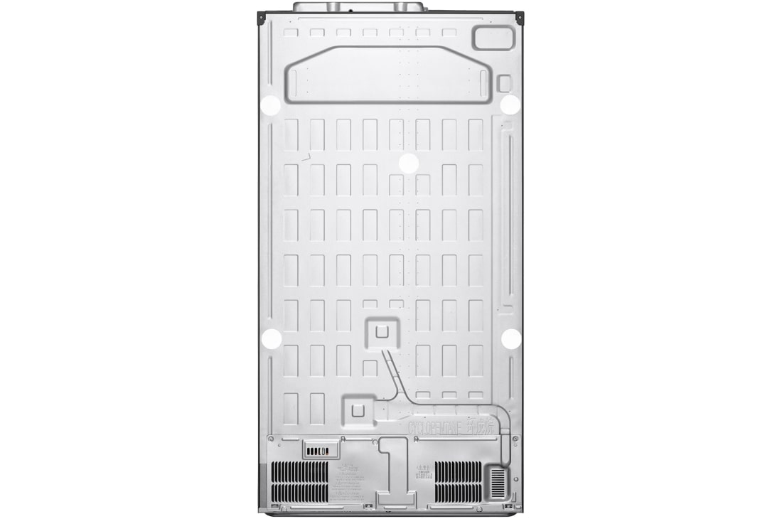 LG LinearCooling™, Divdurvju ledusskapji, Essence Matte Black, back, GSBC40EPPE, thumbnail 14