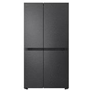 LG LinearCooling™, Divdurvju ledusskapji, Essence Matte Black, front, GSBC40EPPE, thumbnail 1
