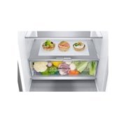 LG ledusskapis ar saldētavu apakšā | 1.86m | 344L | Sudraba | E klase | DoorCooling+™ | Fresh Converter™, top drawer2, GBV7170EPY, thumbnail 12