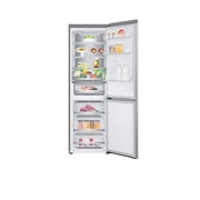 LG ledusskapis ar saldētavu apakšā | 1.86m | 344L | Sudraba | E klase | DoorCooling+™ | Fresh Converter™, front all open1, GBV7170EPY, thumbnail 3