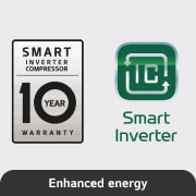 LG 344L apakšējā saldētava, melns stikls, LinearCooling™, DoorCooling+ ™, FRESHConverter™, USP attēls uzlabotai enerģijai, GBB72BM9CQ1, thumbnail 6