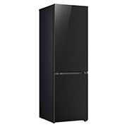 LG 344L apakšējā saldētava, melns stikls, LinearCooling™, DoorCooling+ ™, FRESHConverter™, skats no kreisās puses, GBB72BM9CQ1, thumbnail 12