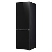 LG 344L apakšējā saldētava, melns stikls, LinearCooling™, DoorCooling+ ™, FRESHConverter™, skats no labās puses, GBB72BM9CQ1, thumbnail 13