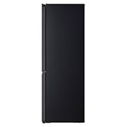 LG 344L apakšējā saldētava, melns stikls, LinearCooling™, DoorCooling+ ™, FRESHConverter™, sānu skats, GBB72BM9CQ1, thumbnail 14