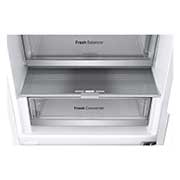 LG ledusskapis ar saldētavu apakšā | 2.03m | 387L | Balts | E klase | DoorCooling+™ | Fresh Converter™, Täiustatud energiatõhusus, GBV7270ESW, thumbnail 11