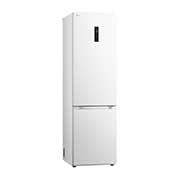 LG ledusskapis ar saldētavu apakšā | 2.03m | 387L | Balts | E klase | DoorCooling+™ | Fresh Converter™, Vasak küljevaade (suletud uks), GBV7270ESW, thumbnail 3