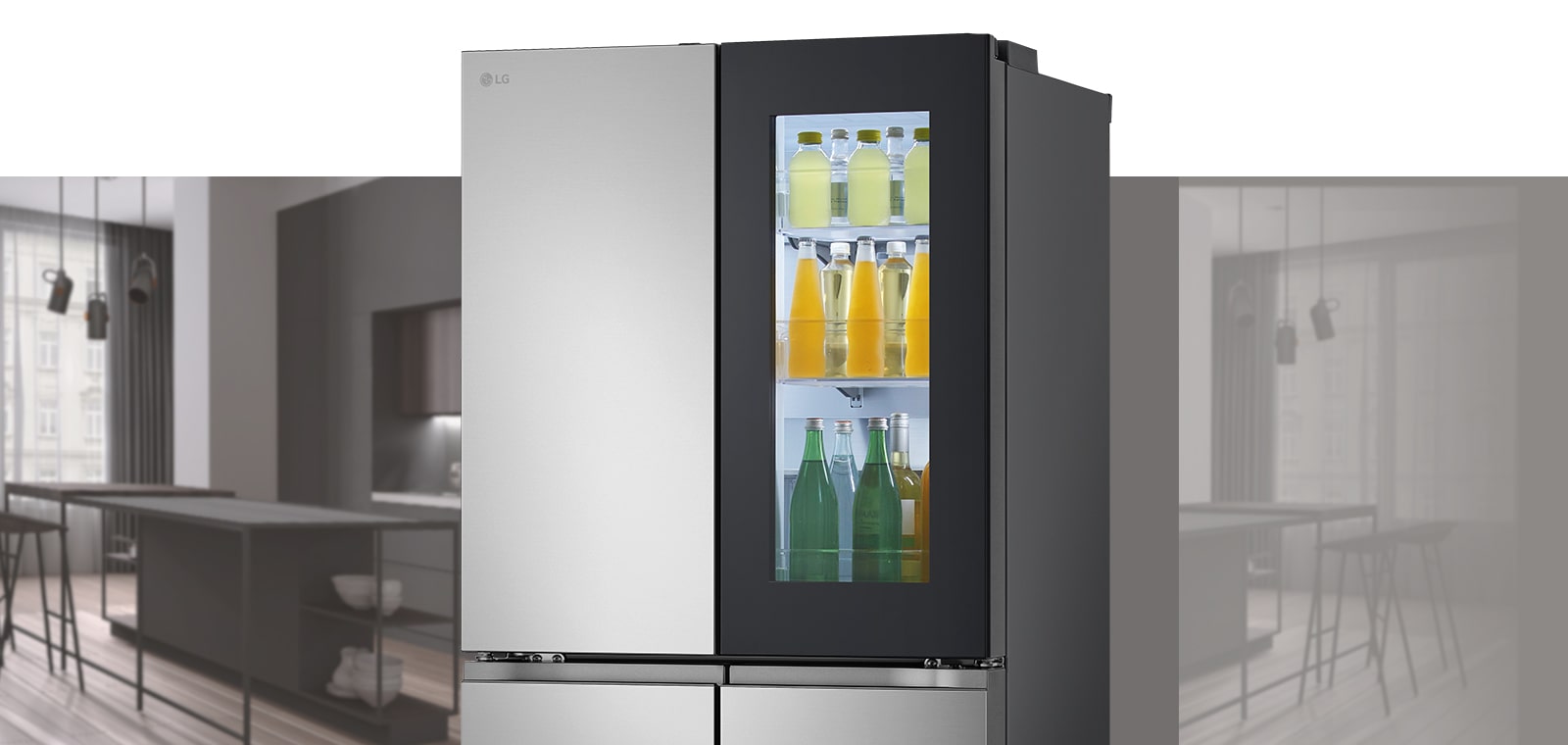 Divreiz pieklauvējot, iekšpusē iedegas gaisma.