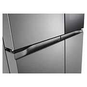LG Multidoor ledusskapis | augstums 1.79m |  platums 83.5cm | 530L | Melns | E klase | InstaView™ , Rokturis, GMV860EPDE, thumbnail 6