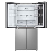 LG Multidoor ledusskapis | augstums 1.79m |  platums 83.5cm | 530L | Melns | E klase | InstaView™ , Priekšējā augšdaļa atvērta, GMV860EPDE, thumbnail 9